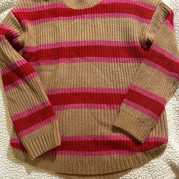 Brown and pink sweater - size medium (JR) - Picture 2 of 4